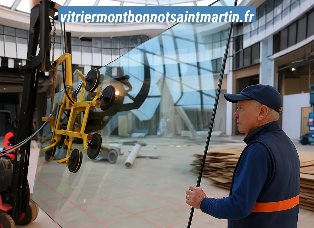Remplacement de vitrine magasin Montbonnot-Saint-Martin